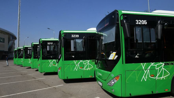 800 экологичных автобусов планируют закупить в 2025 году в Алматы