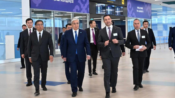 Токаеву показали новый терминал аэропорта Алматы (фото)