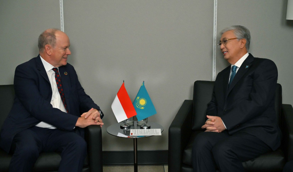 Токаев отметил высокий потенциал сотрудничества с Монако