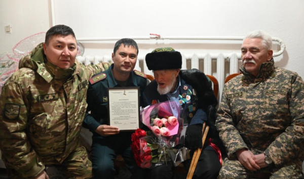 Ветеран Рахымжан Мамралиев отметил вековой юбилей