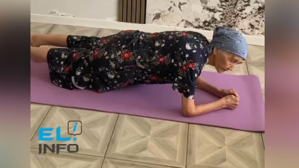 83-летняя казахстанка удивила спортивной подготовкой
