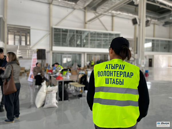 Волонтёрскому пункту в Атырау нужна помощь
